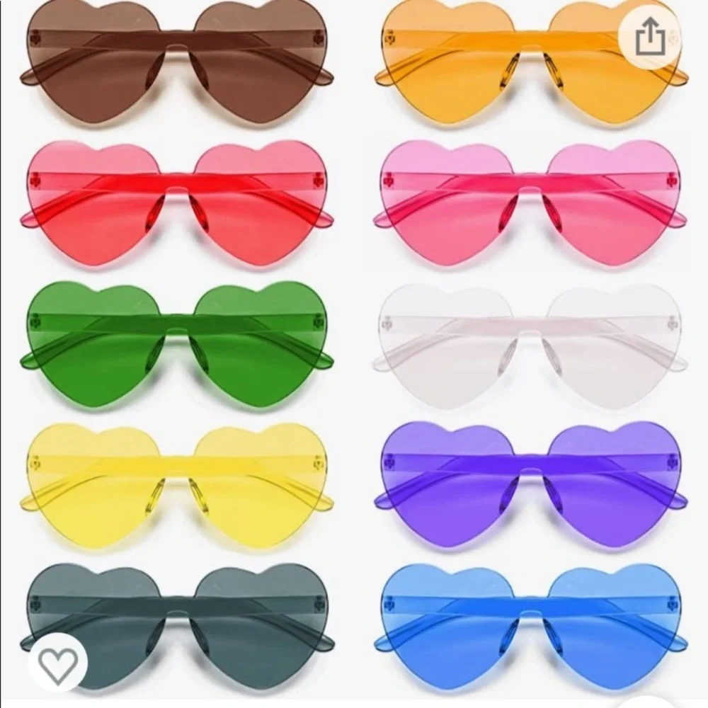 [5x$25] ⭐️ Blue Heart Shaped sunglasses